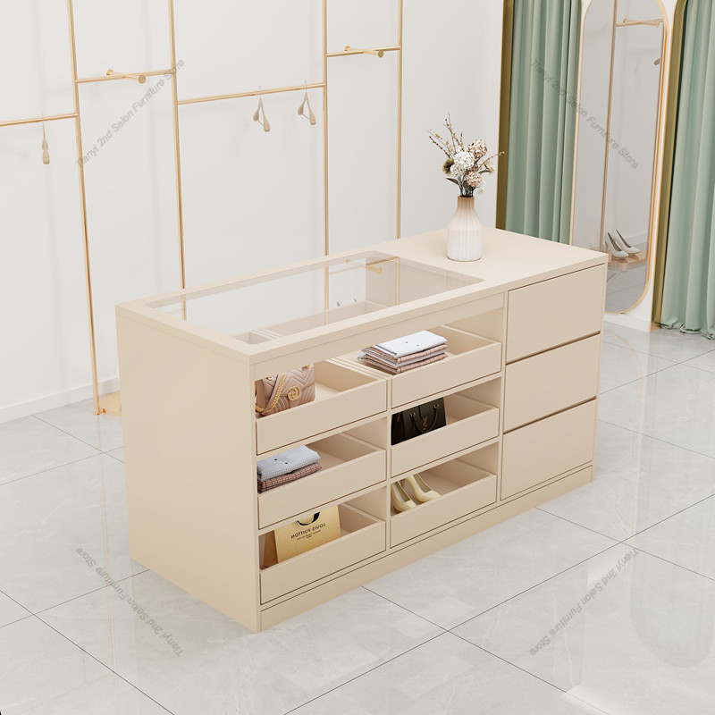 Office Furniture - Moderne creatieve kledingwinkel eilandkast met meerdere