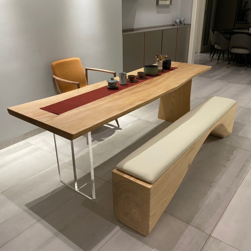Tables - Noordse massief houten acryl zwevende tafel
