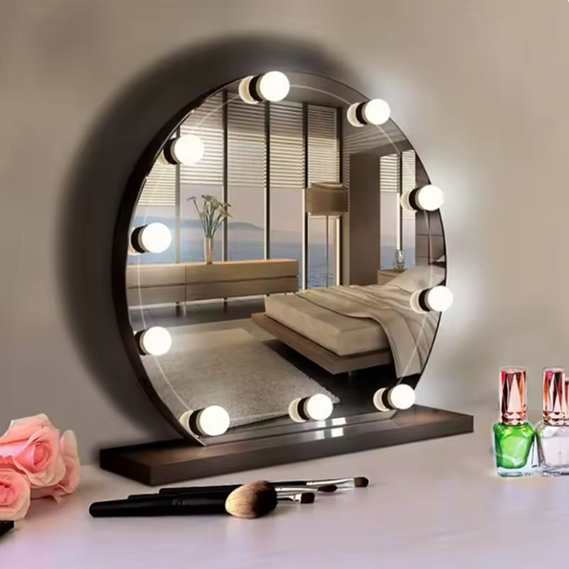 Dressing Table Vanity With Lighted Mirror - Hollywood make-up spiegellamp met afneembare LED-lampjes,