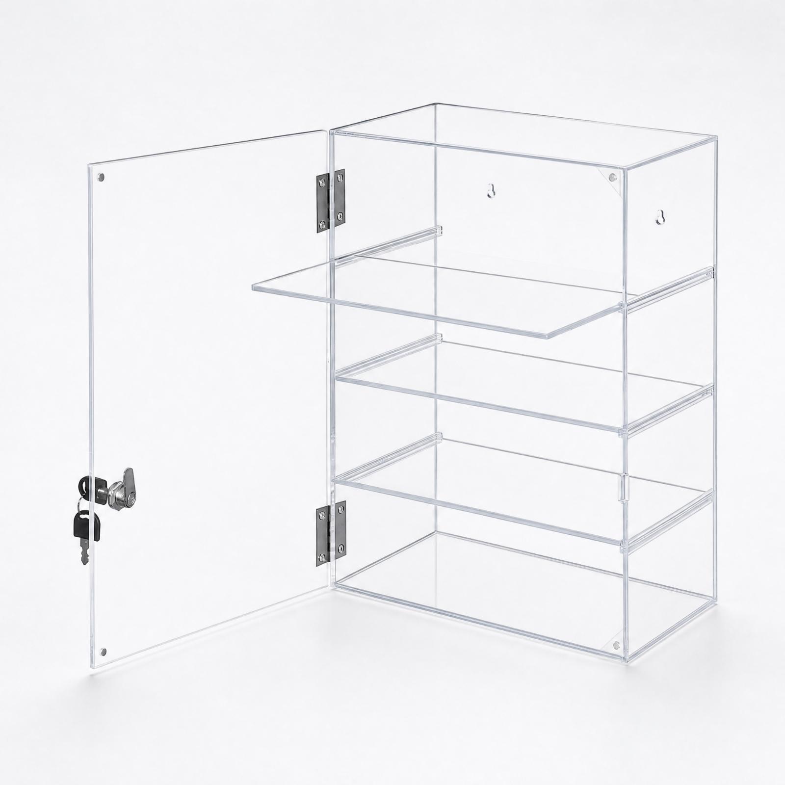 Storage - Transparante acryl displaydoos met scharnierende deur