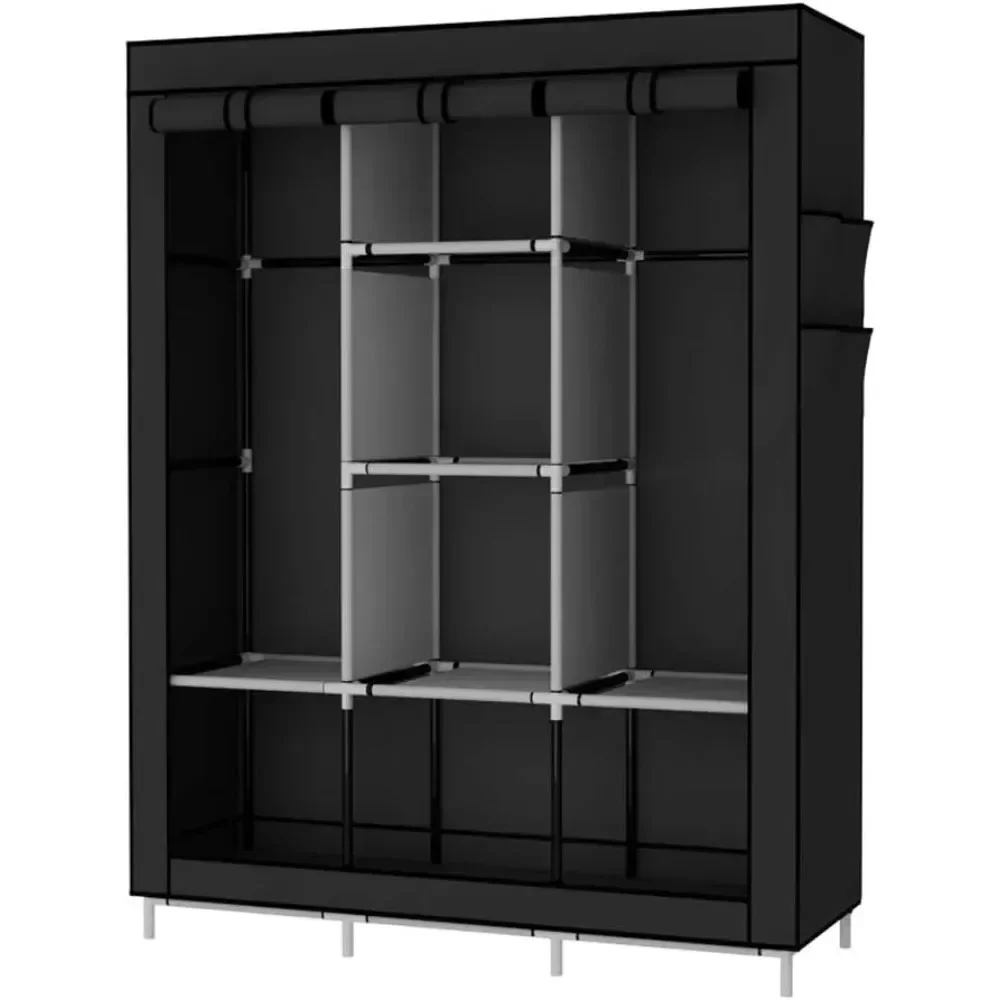 Wardrobe Closet Portable Fabric Cover - Draagbare kledingkast, kledingorganizer, hoes van niet-geweven