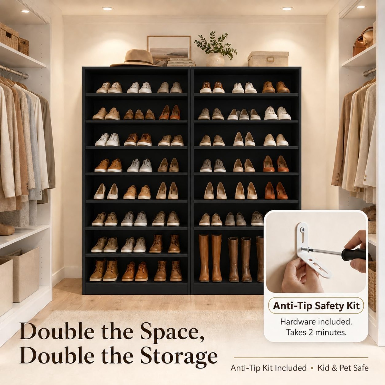 9-laags hoge schoenenkast voor - Shoe Rack Cabinet Narrow Entryway recensie en prijs