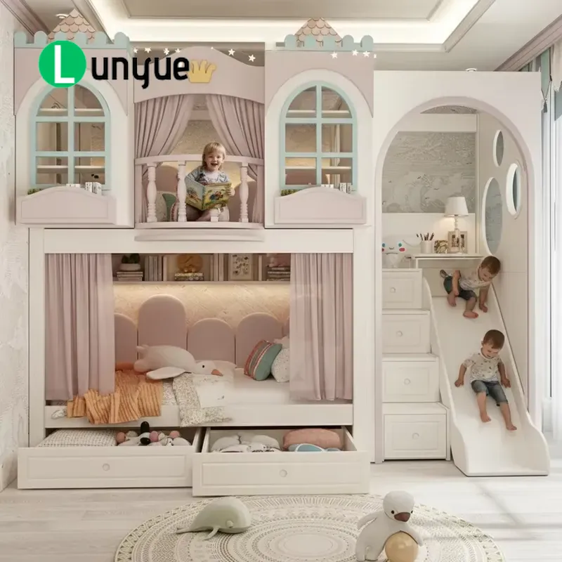 Op maat gemaakt stapelbed in p - Bunk Bed With Stairs And Slide recensie en prijs