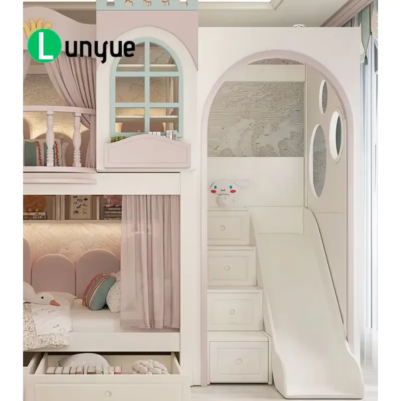 Op maat gemaakt stapelbed in p - Bunk Bed With Stairs And Slide recensie en prijs