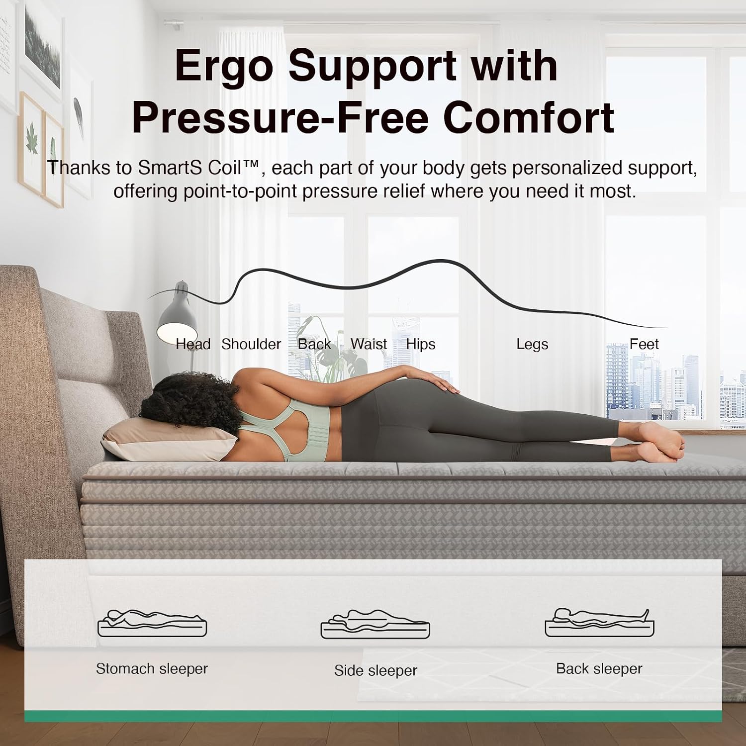 12 inch queensize matras, hybr - Memory Foam Mattress In A Box Queen recensie en prijs