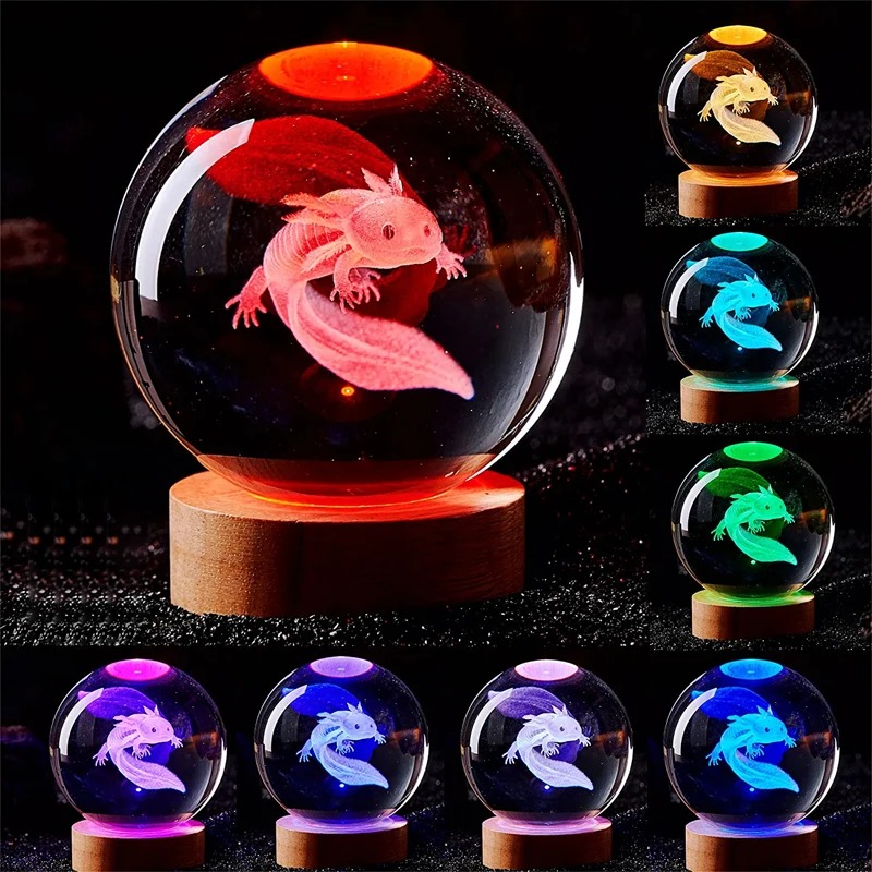 D2 3D Axolotl Lamp Gegraveerde - Floating Nightstand With Led Light recensie en prijs