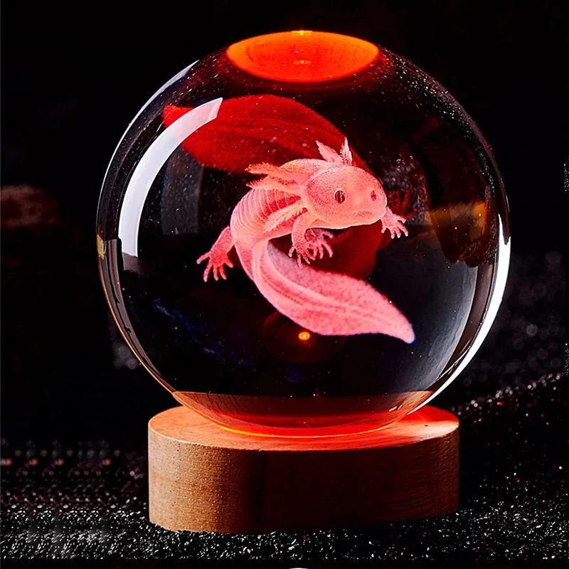 D2 3D Axolotl Lamp Gegraveerde - Floating Nightstand With Led Light recensie en prijs