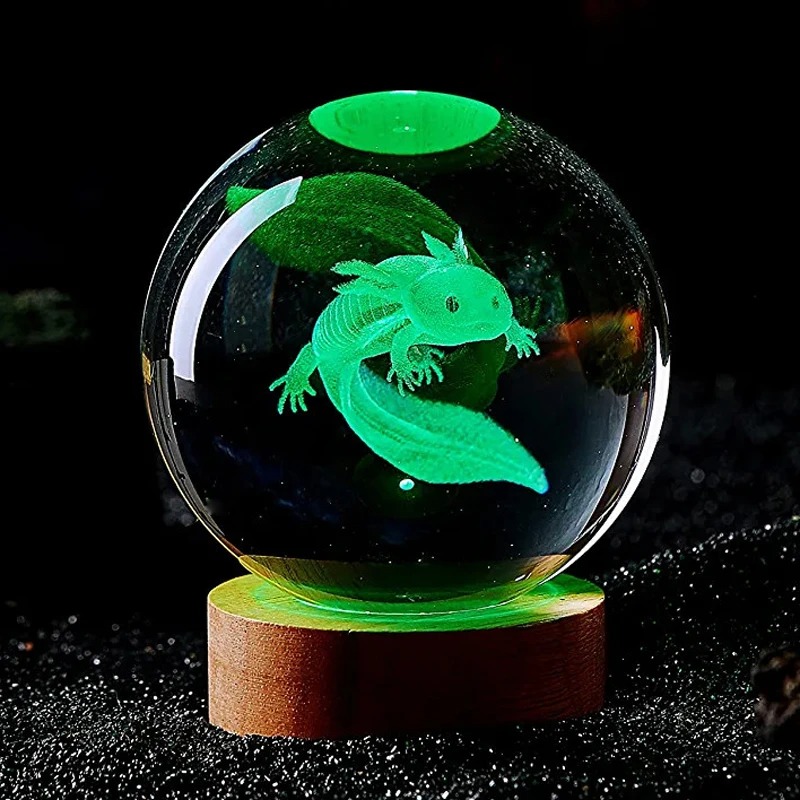 D2 3D Axolotl Lamp Gegraveerde - Floating Nightstand With Led Light recensie en prijs