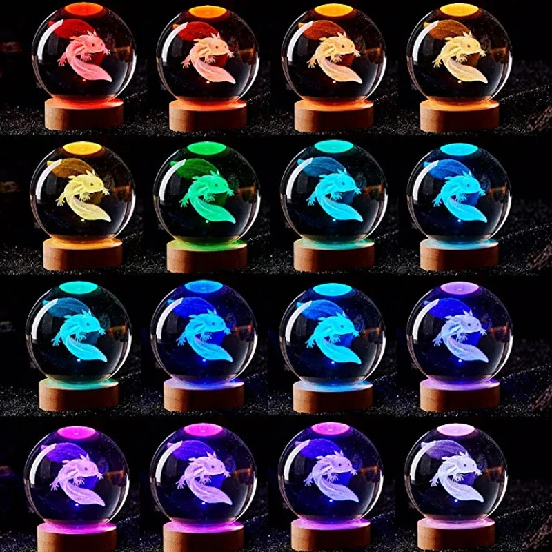 D2 3D Axolotl Lamp Gegraveerde - Floating Nightstand With Led Light recensie en prijs