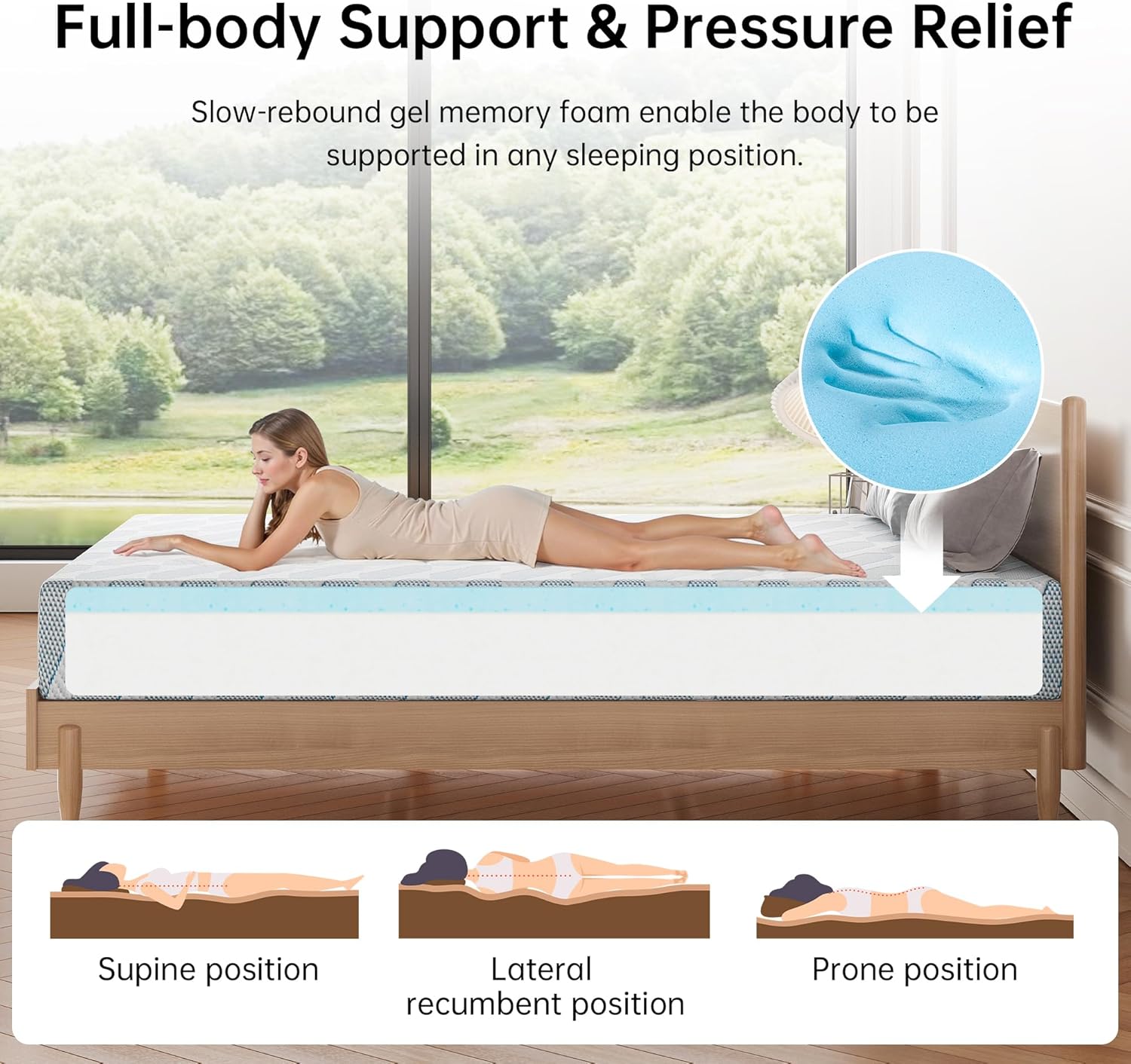 Queen size matras 10 inch koel - Memory Foam Mattress In A Box Queen recensie en prijs