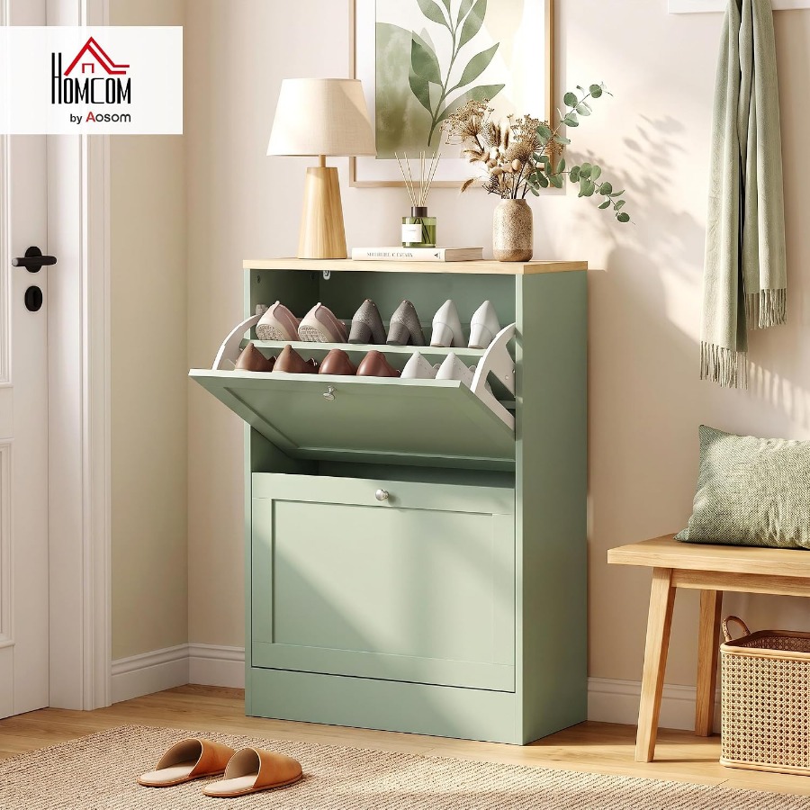 Schoenenkast voor de hal, smal - Shoe Rack Cabinet Narrow Entryway recensie en prijs
