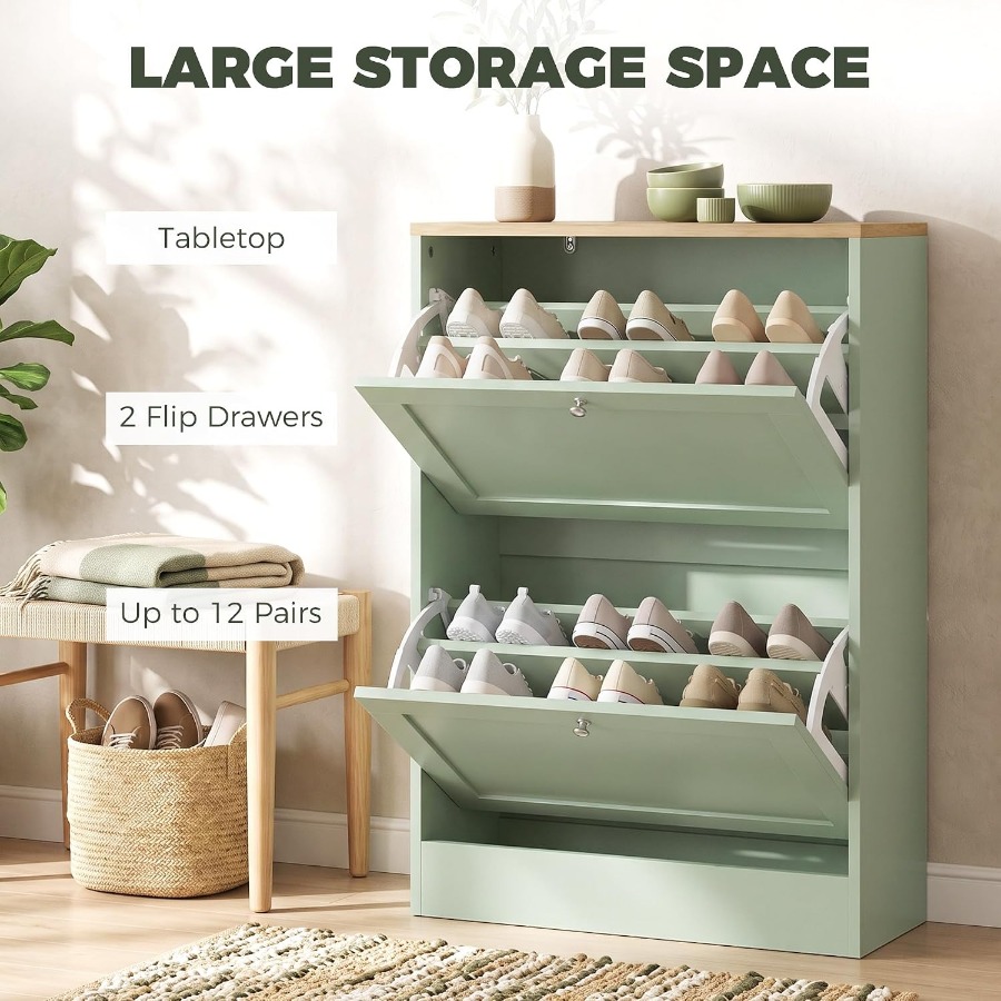 Schoenenkast voor de hal, smal - Shoe Rack Cabinet Narrow Entryway recensie en prijs