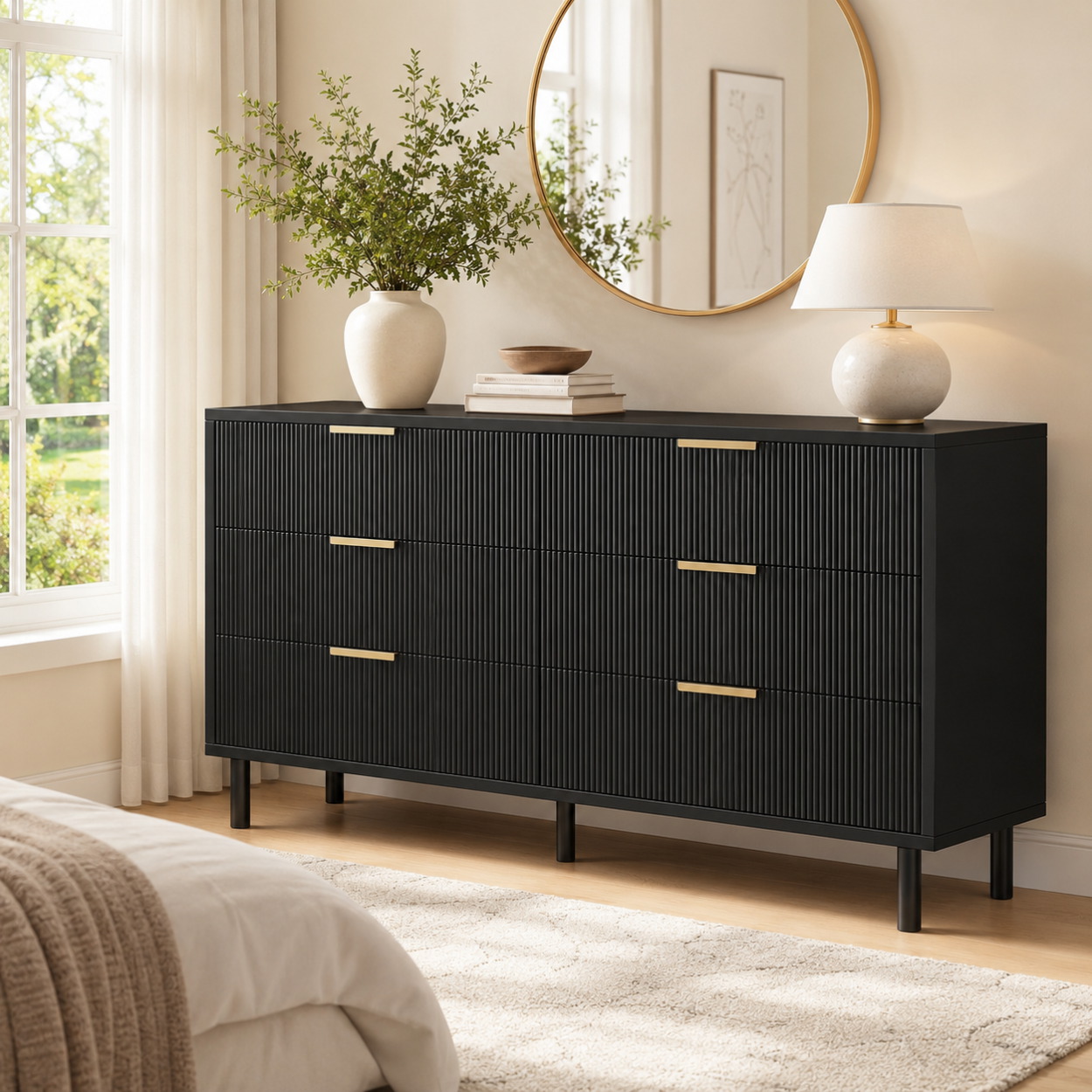 Gevlochten 6-ladenkast met met - Bedroom Furniture recensie en prijs