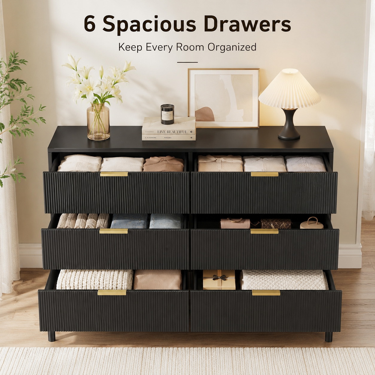 Gevlochten 6-ladenkast met met - Bedroom Furniture recensie en prijs