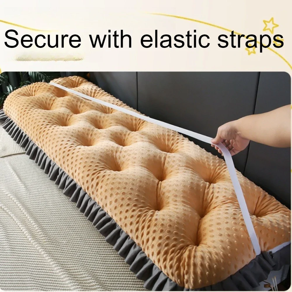 Hoofdkussen met ruches aan de  - Headboard Cushion Backrest Tatami recensie en prijs