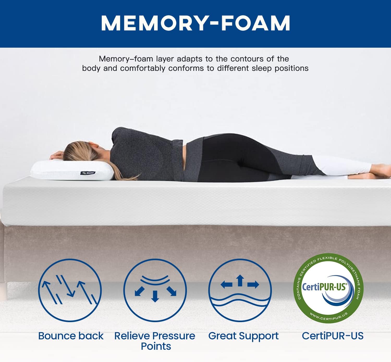 5/6/8/10/12-inch Gel Memory Fo - Memory Foam Mattress In A Box Queen recensie en prijs